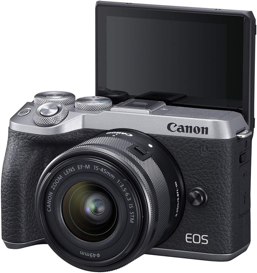 Canon EOS M6 15-45mm ズームレンズ付き Amazon.com : Canon EOS M6 Mark II Mirrorless Camera for
