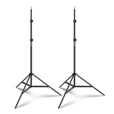 Heavy Duty Aluminum Light Stand Adjustable Portable Studio Equipment 2 Pack New