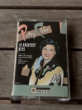 12 Greatest Hits - Patsy Cline Cassette, 1988 Decca Original MCA Records 
