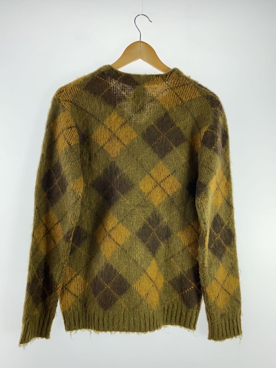 n*着様 60s wool×mohair argyle cardigan Other Brand Cardigans 60s Argyle Cardigan (Thick Mohair