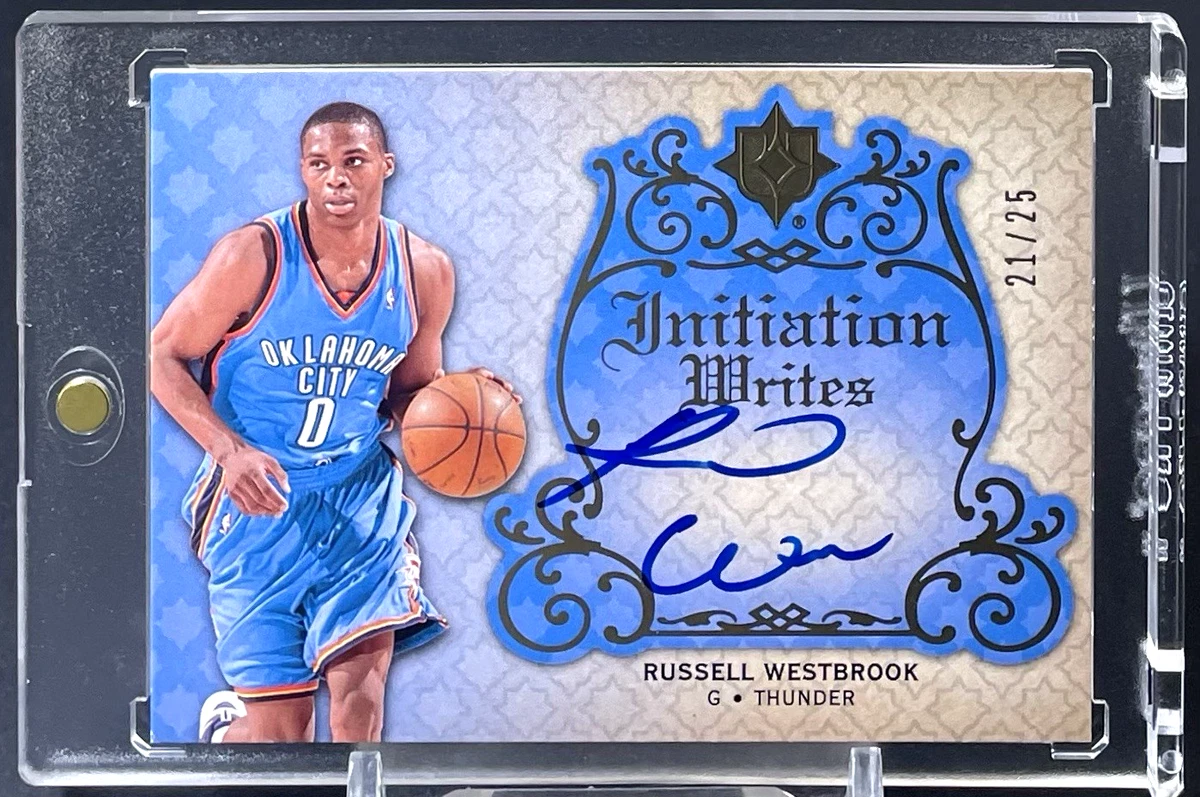 Russell Westbrook Basketball Autographed ungraded Sports Trading