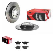 BREMBO Sport Disques + Revêtements Arrière Convient pour Superb Kodiaq + Tarraco