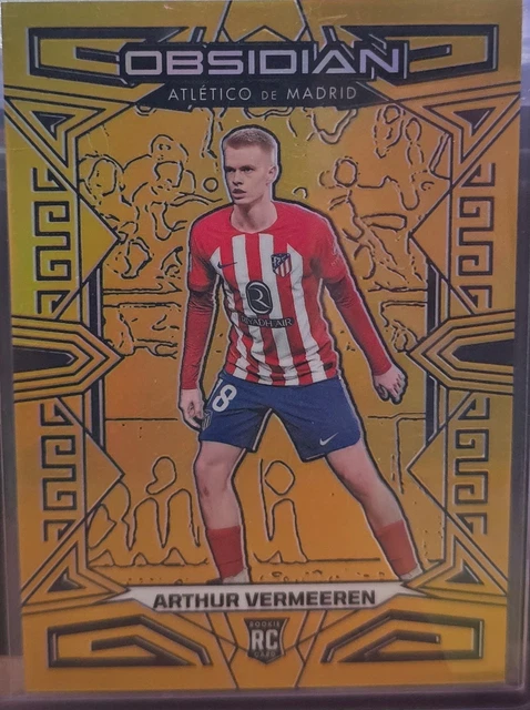 2023/24 Panini Obsidian Gold Flood Electric Etch Arthur Vermeeren RC #d 10/10 SP