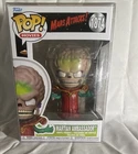 Funko Pop! Movies Mars Attacks! Martian Ambassador #1874 With Protector