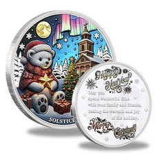 New Christmas Commemorative Coin, Zinc Alloy Snowman Coin, New Year Gift