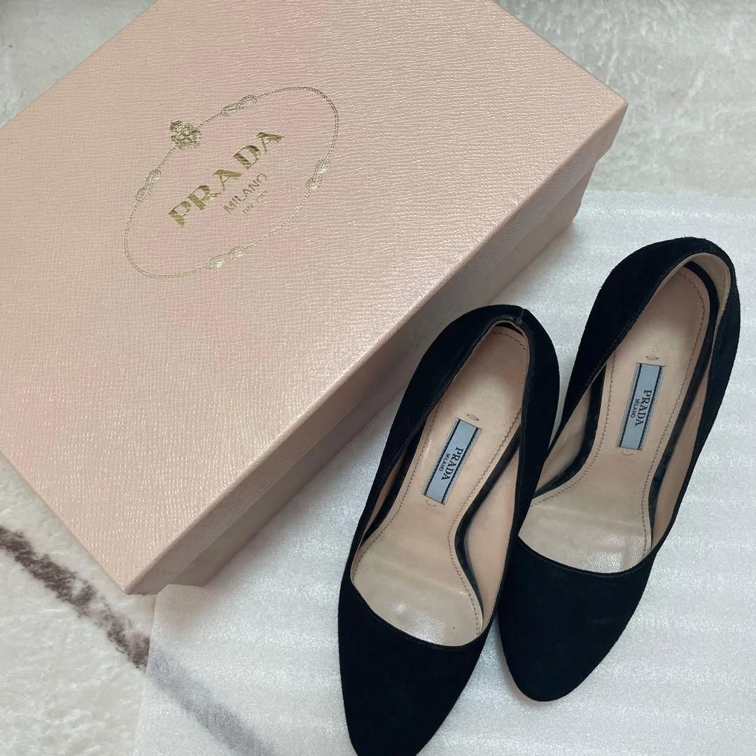 PRADA Women's Suede Heels for sale | eBay