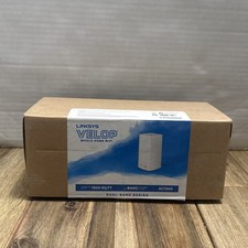 Linksys WHW01 DualBand Series VELOP AC1300 Whole Home Mesh Wi-Fi System open box