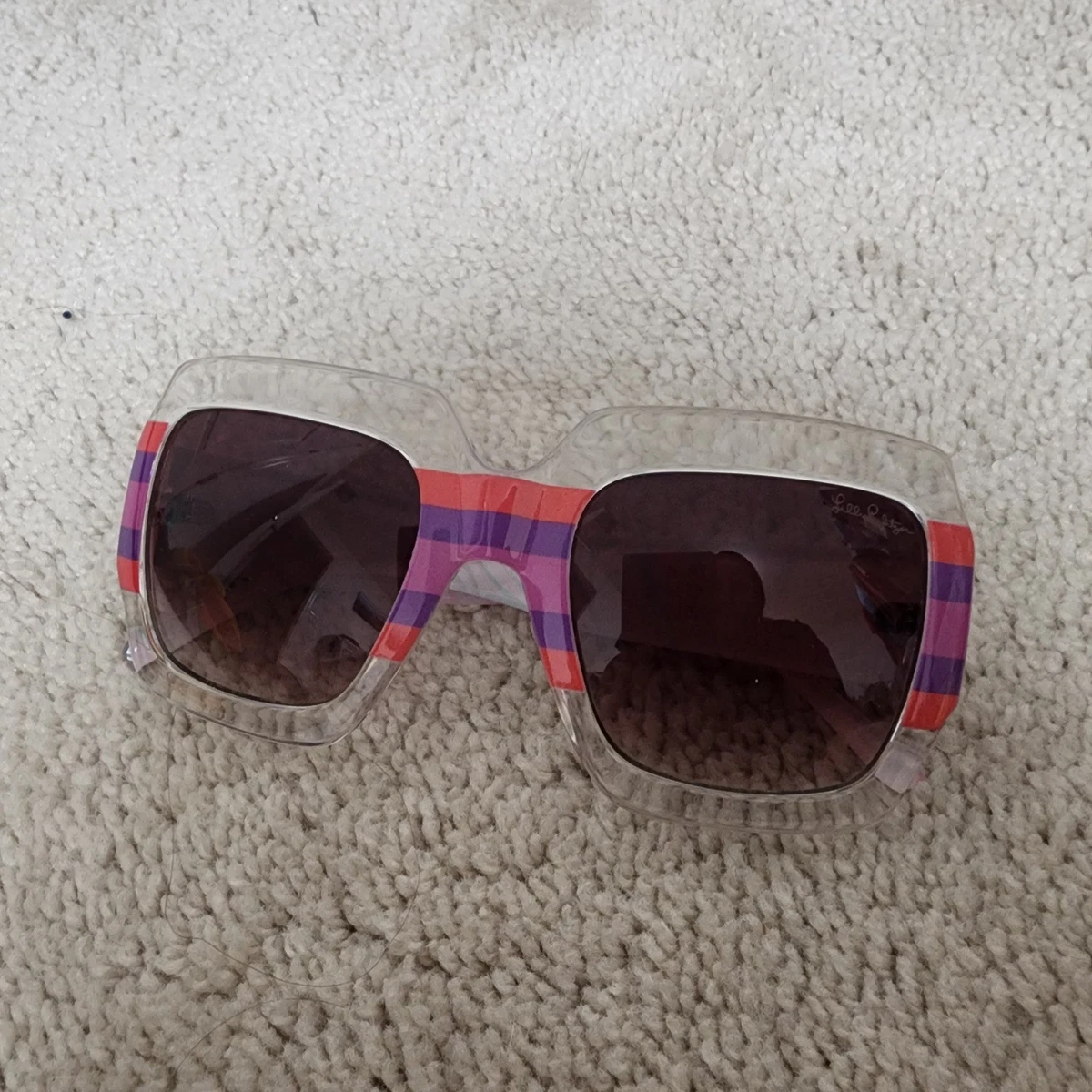 Lilly Pulitzer Pink Plastic Frame Sunglasses for Women for 