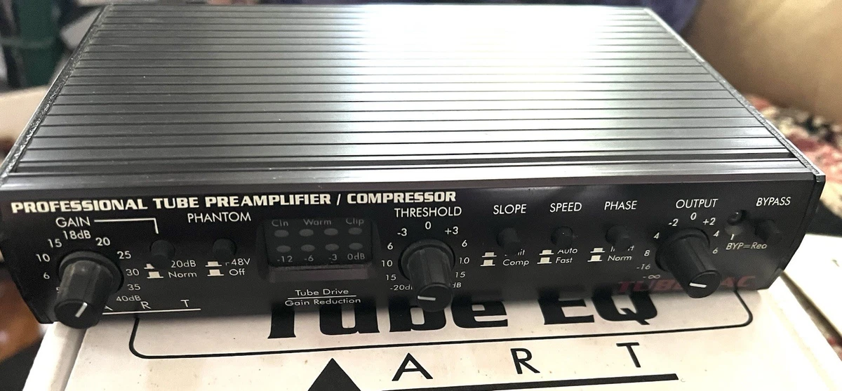 ART TUBE PAC プリアンプ・コンプレッサー ART Tube PAC Tube Preamplifier Compressor TubePAC Mic Preamp One