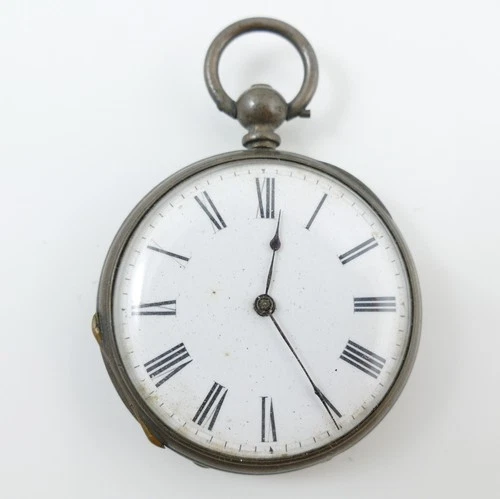 ANTIQUE FINE SILVER OPEN FACE POCKET WATCH VACHERON GENEVE SPARE OR REPAIR