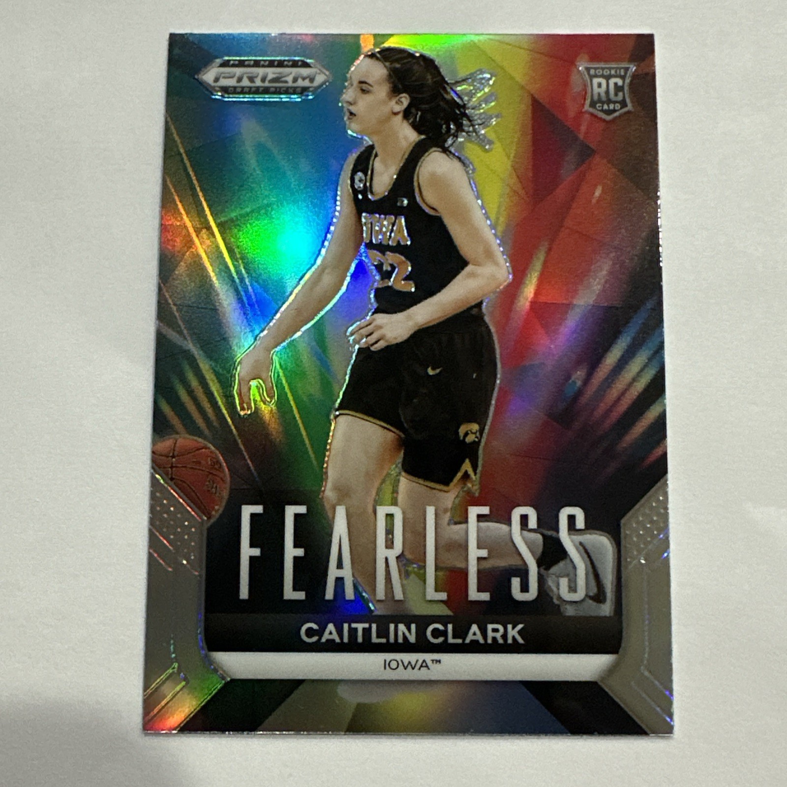 2024 Panini Prizm Draft Picks - Fearless Caitlin Clark #24 Silver Prizm (RC)