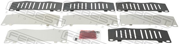 Febest ZubehöRsatz, Scheibenbremsbelag Vorderachse U.A. FüR Lexus, Toyota-image