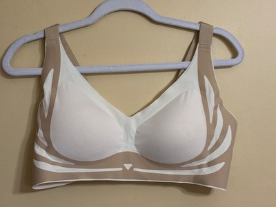 push up anti sag bra cream colored XXL. NWT