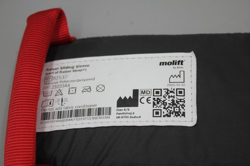 Manicotto scorrevole Molift Raiser NUOVO mai usato per essere usato con cinturino + nero con maniglie - Foto 3 di 6