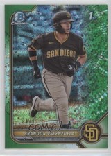 2022 Bowman Green Mini-Diamond Refractor 84/99 Brandon Valenzuela #BCP-28 9hx