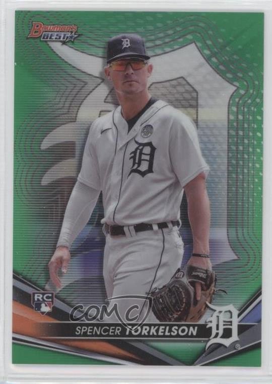 2022 Bowman's Best Green Refractor 76/99 Spencer Torkelson #7 Rookie RC 00g3