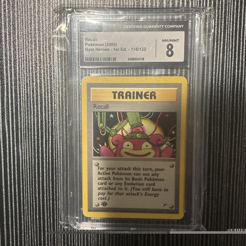 Recall (1st Edition) graded CGC 8 for sale on eBay