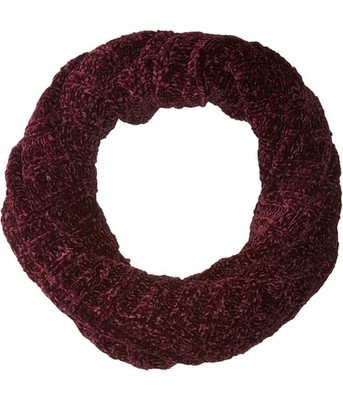Free People Womens Love Bug Infinity Scarf Wrap, wine, One Size