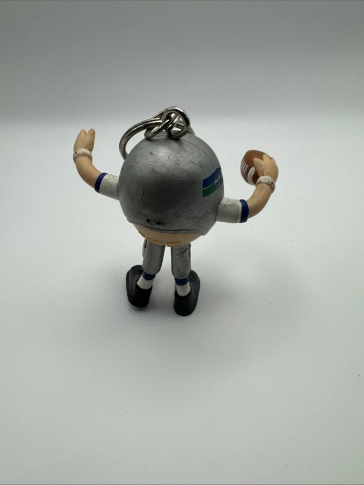 Vintage 1993 Seattle Seahawks Bendable Keychain Used - Image 4 of 4