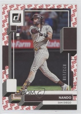 2022 Panini Donruss Variation One Hundred /100 Fernando Tatis Jr (Nando) #82 1j2
