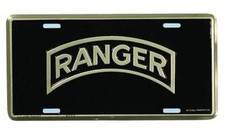 army ranger license plate made in usa