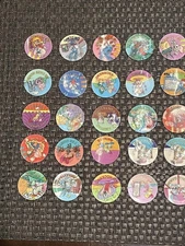 Lot Of  40 TAZOS pogs HOLOGRAM LOONEY TUNES" SABRITAS MEXICO 1994  Vtg