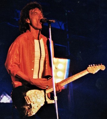 1995 Mick Jagger at Rolling Stones Concert Classic Rock Picture Photo 8x10