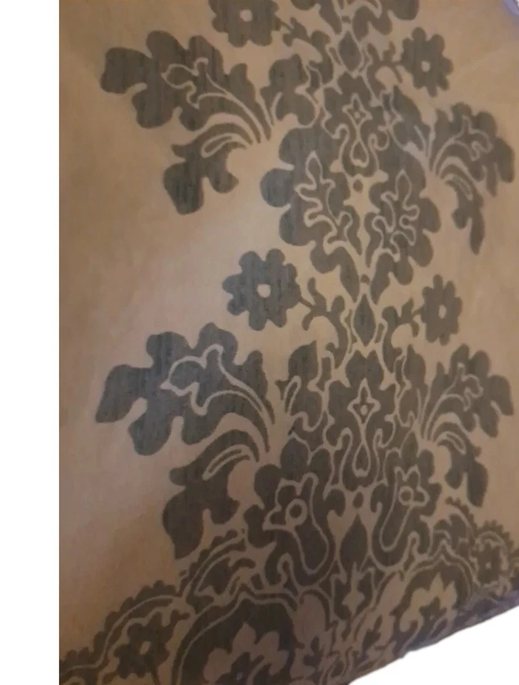 Funda nórdica Pottery Barn gris azulado y beige KING desplazamiento floral sin fundas Foto 2 de 4