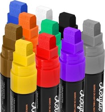 1 Count Pack of 10 , Gold, silver, black, white, purple, blue, yellow,...