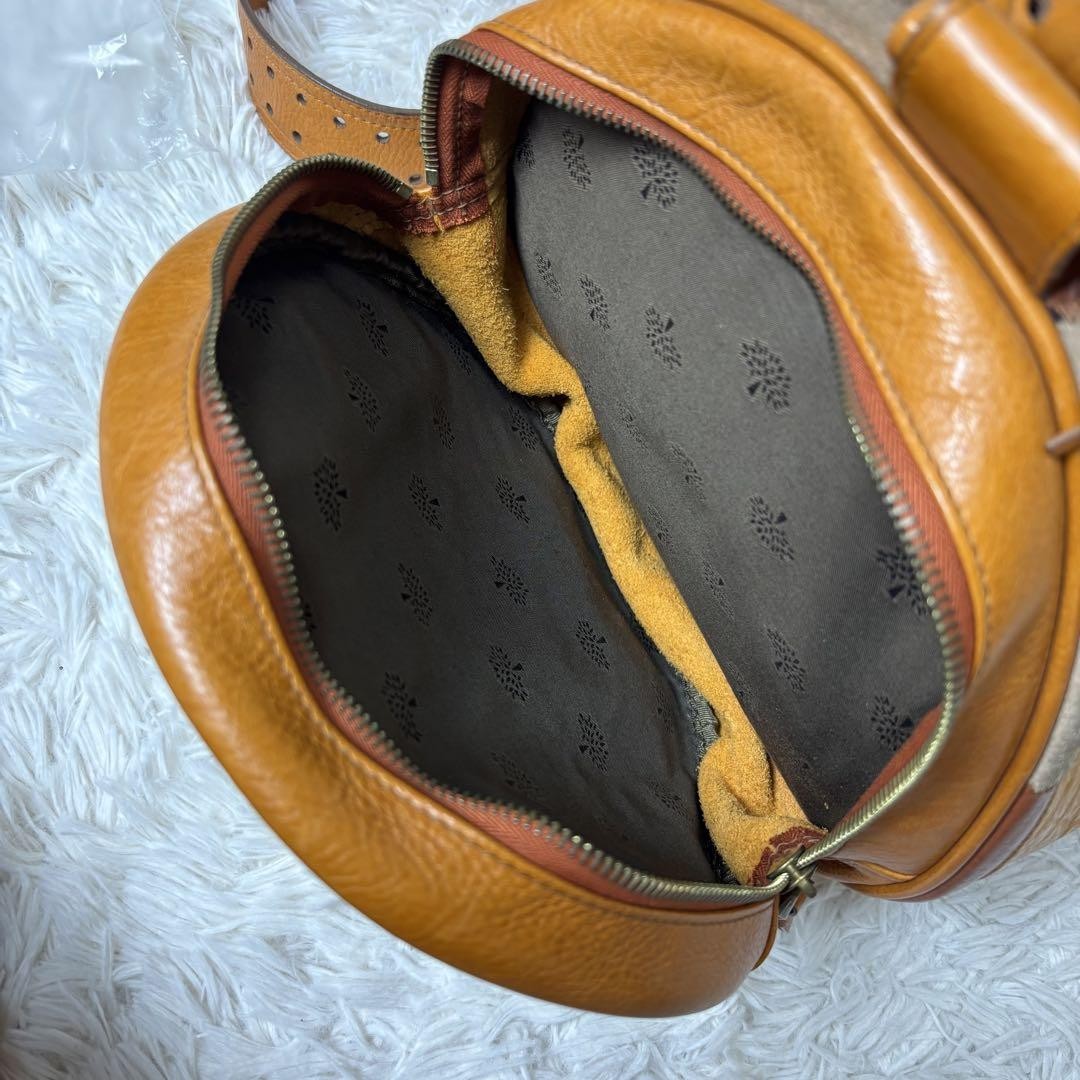 Mulberry Duffle Bag Shoulder Patchwork Leather Mu… - image 11