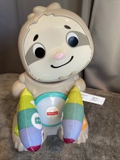 Fisher-Price Linkimals Sloth Toy 2018 Lights Up And Sings ABC 123 Tested/works