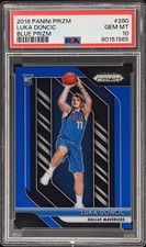 2018 Panini Blue Prizm - Luka Doncic #280 - PSA 10 GEM MT Rookie RC - Awesome!