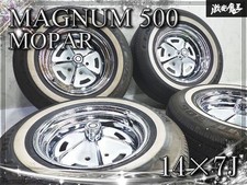 Jdm Magnum 500 Mopar 14x7j 5h5-hole Pcd114.3 Wheels For Ford Mustang No Tires
