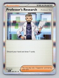 Professor's Research 088/091 Holo Rare Paldean Fates