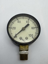 Vinyage Ashcroft 0-100 Pressure Gauge 2  Face 1850