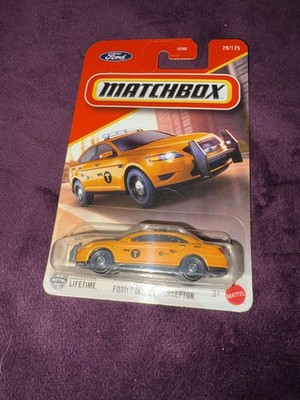2024 Ford NYC Police Interceptor  , 1/64th die cast, Matchbox original hanger
