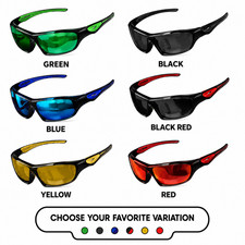 Polarized Sport Sunglasses Men's UV400 Anti-Glare Fishing Driving Cycling