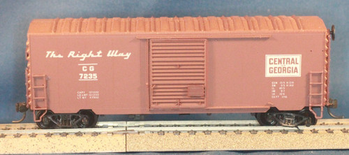 Coche de carga JP HO Athearn 40' puerta única acero Central of Georgia CG #7235 | Condition: Used