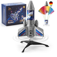 SainSmart Jr. Rakete mit Fallschirm bis 61 m Grau