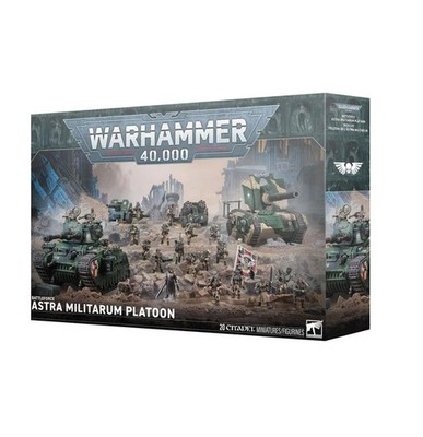 Warhammer games workshop 40k: Battleforce Astra Militarum Platoon 7/11/26 NEW