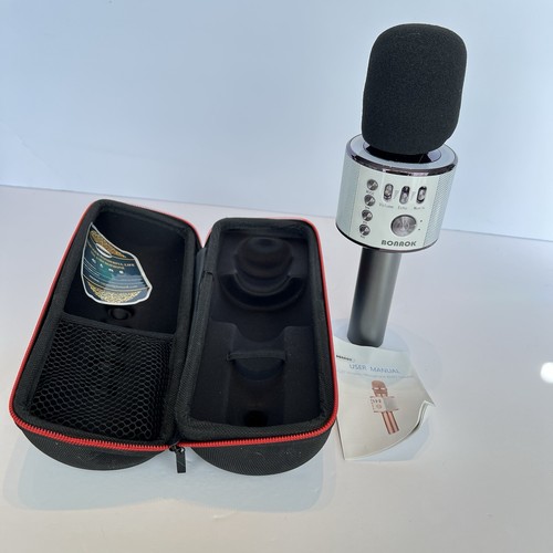 BONAOK Inalámbrico Bluetooth Micrófono Karaoke 4 en 1 Portátil Estuche de Altavoz Portátil - Imagen 3 de 3