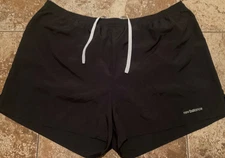 NEW BALANCE RUNNING SHORTS LINED ( WOMENS XL, 38 ) BLACK PREOWNED