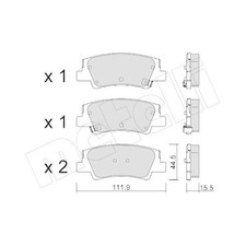 Kits de frein Hyundai SONATA