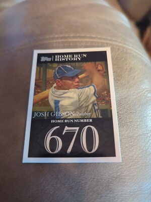 2007 Topps Home Run History  Josh Gibson #JG84 Homestead Grays