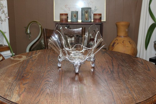 Large Arthur Court Bull Head Bowl Acrylic and Aluminum Circa 2000 - Picture 5 of 5