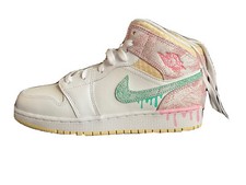 Size 12 - Jordan Air Jordan 1 Mid Arctic Punch Green Glow Pale Vanilla  White - dd1666100 for sale online | eBay