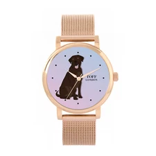 Toff London TLWS-20877 Ladies Brown Labrador Retriever Dog Watch