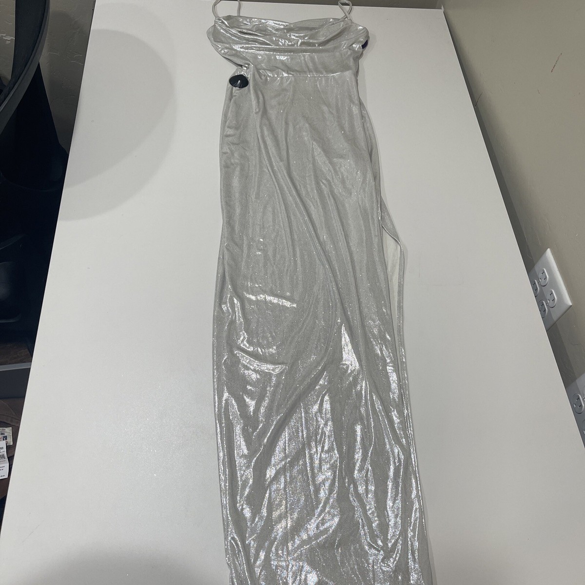 mayra formal satin slit long dress product info and reviews Mayra Formal Satin Slit Long Dress