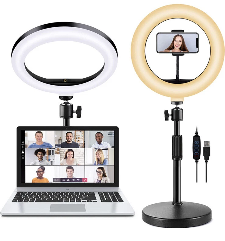 4 LED Selfie Ring Light With Desktop Tripod For Phones Novelty Reading Light  From Autoledlight, $11.48 | DHgate.Com