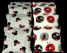 MICKEY  MINNIE MOUSE 8 ACA Regulation Cornhole Bean Bags Corn Toss Handmade 
